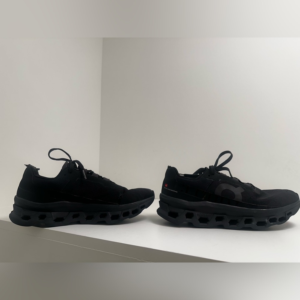 On Running Men's Black Sneakers Cloudmonster On Cloud Running